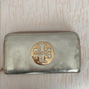 Tory Burch gold wallet